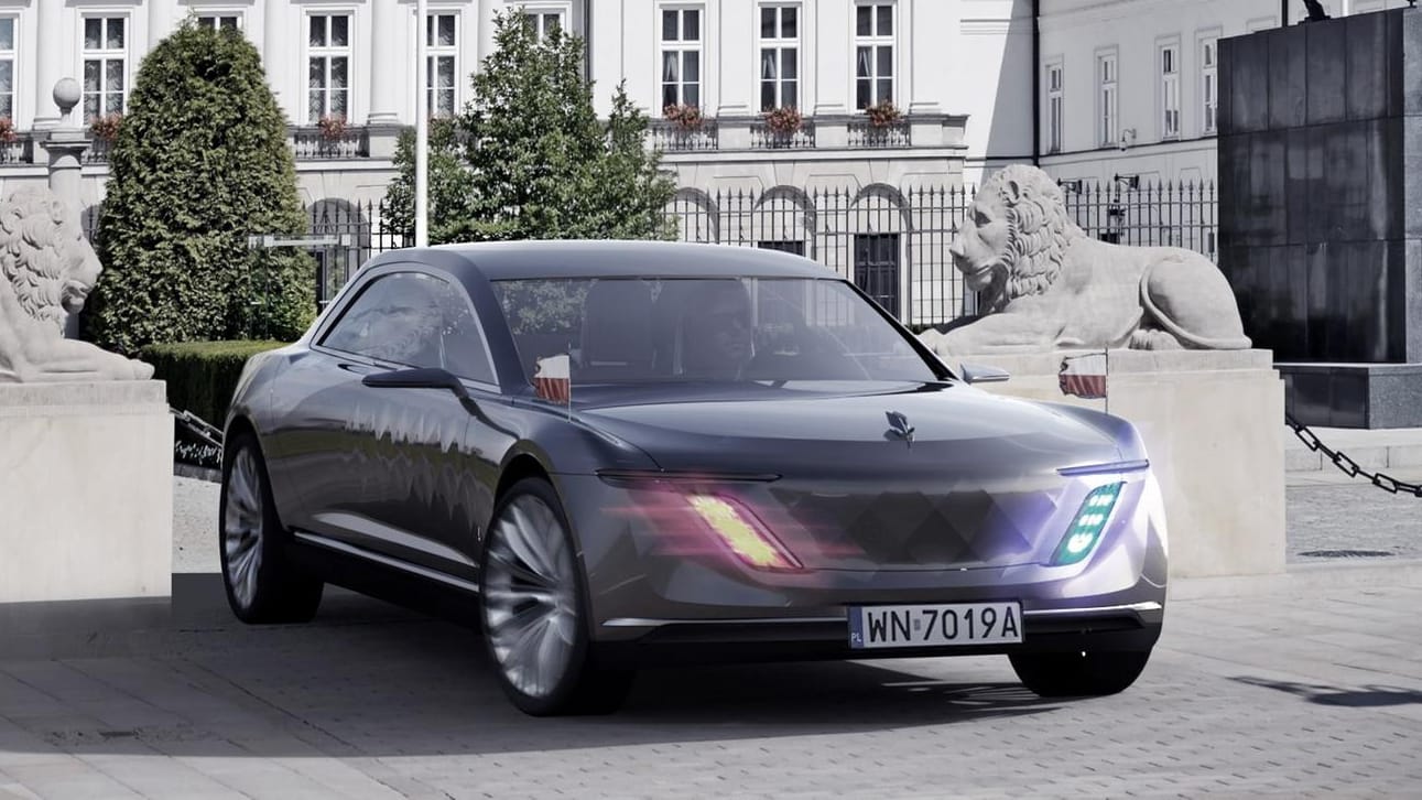 Varsovia: Luxuriöser E-Schlitten aus Polen. Varsovia: Luxuriöser E-Schlitten aus Polen.