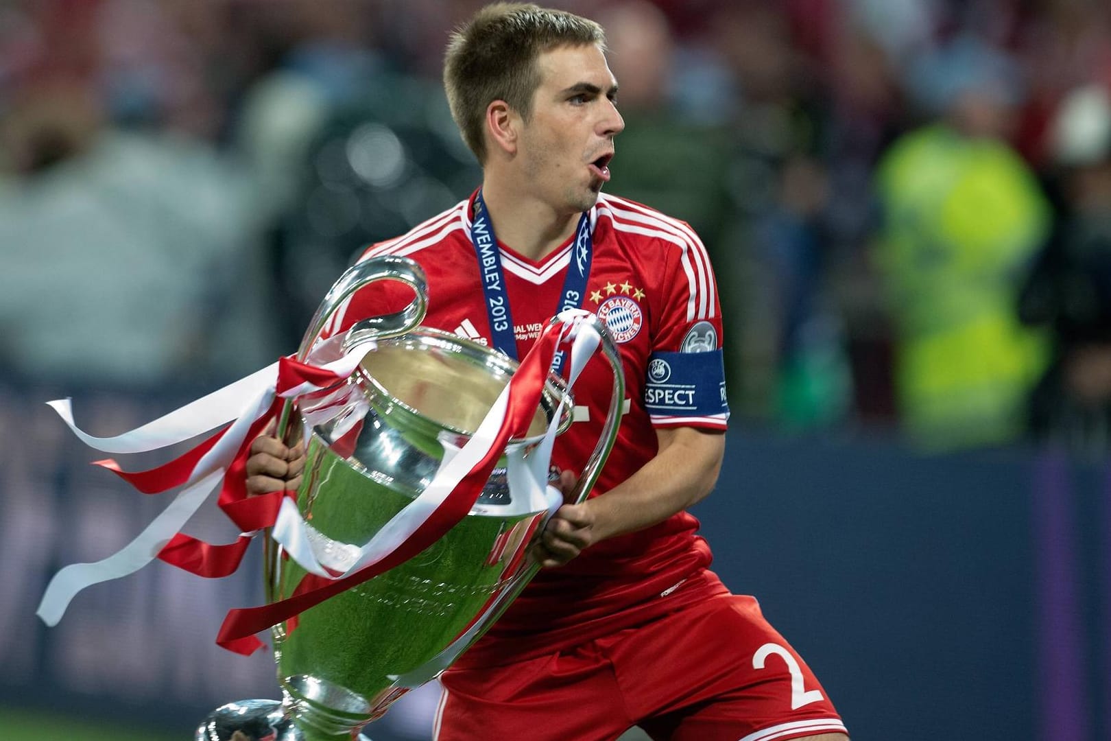 Soll kein einmaliger Moment bleiben: Philipp Lahm mit dem Champions-League-Pokal.