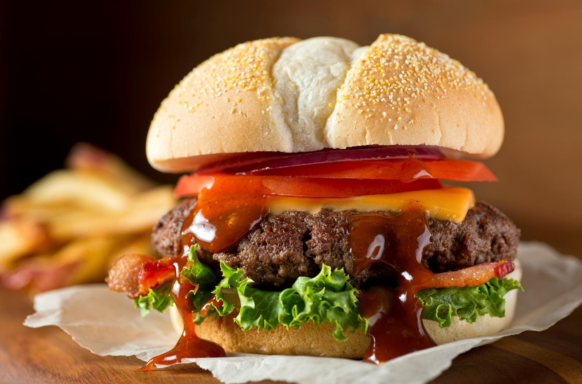 Guter Ketchup wertet auch Burger auf.