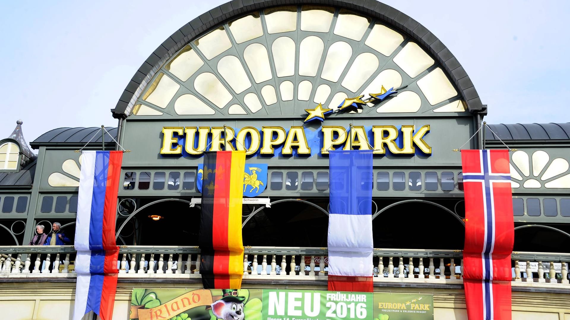 Der Europa Park in Rust.