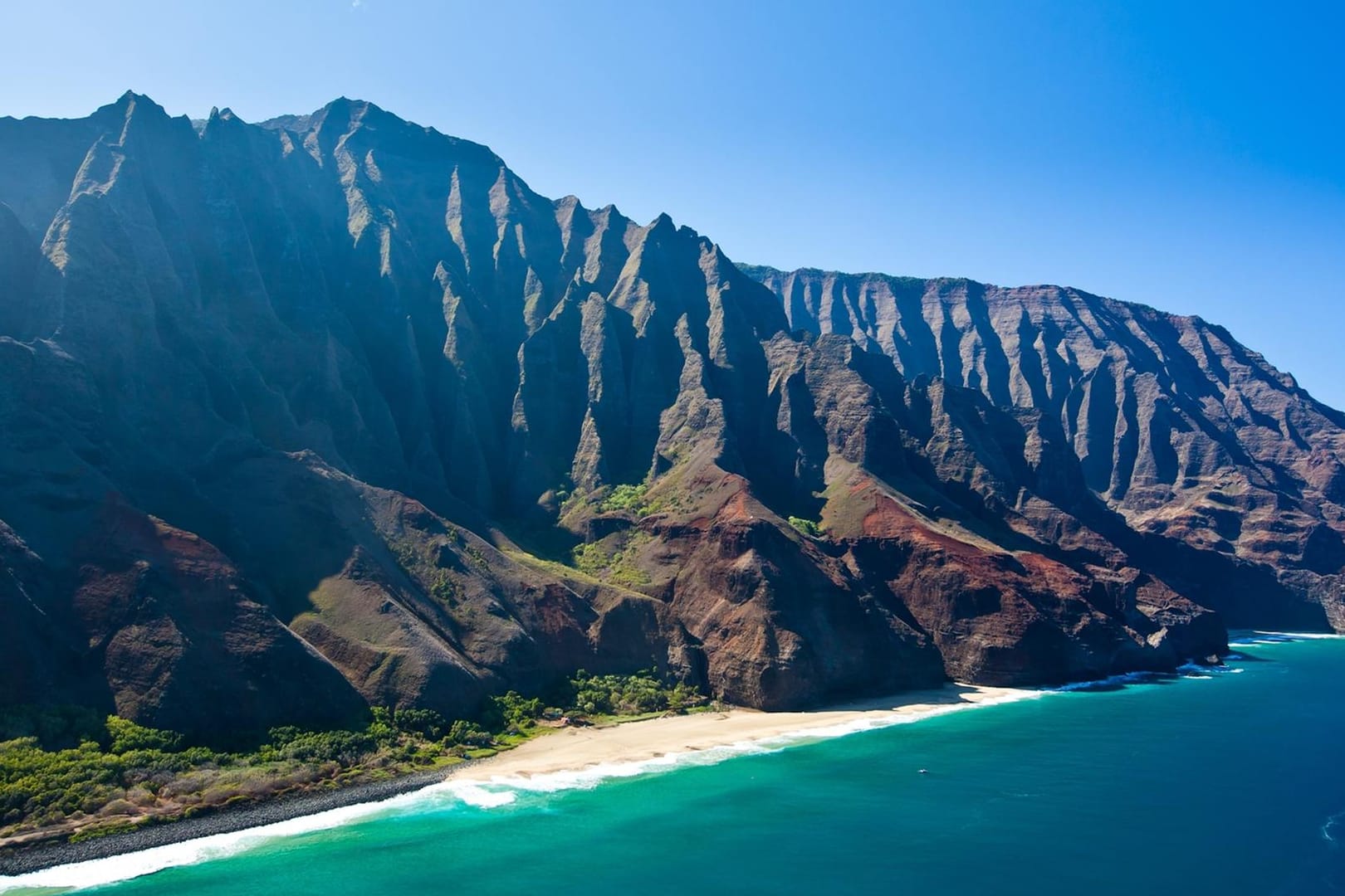 Na Pali Coast Mountain auf Hawaii.