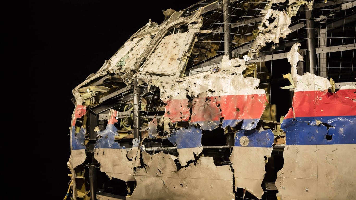 Die Trümmer der Maschine von Flug MH-17: Bei dem Absturz kamen 298 Menschen ums Leben.