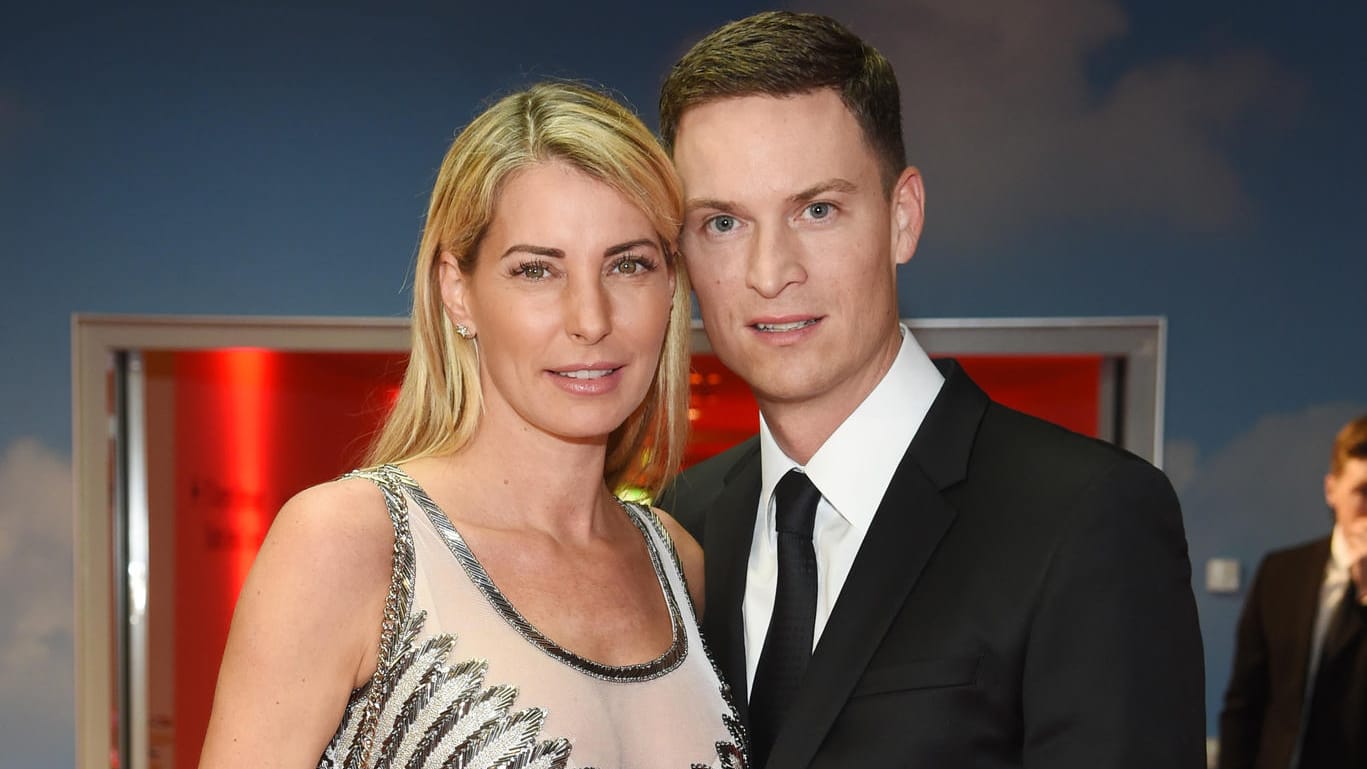 Giulia Siegel und Frank Büchtmann im Februar 2016 in München.