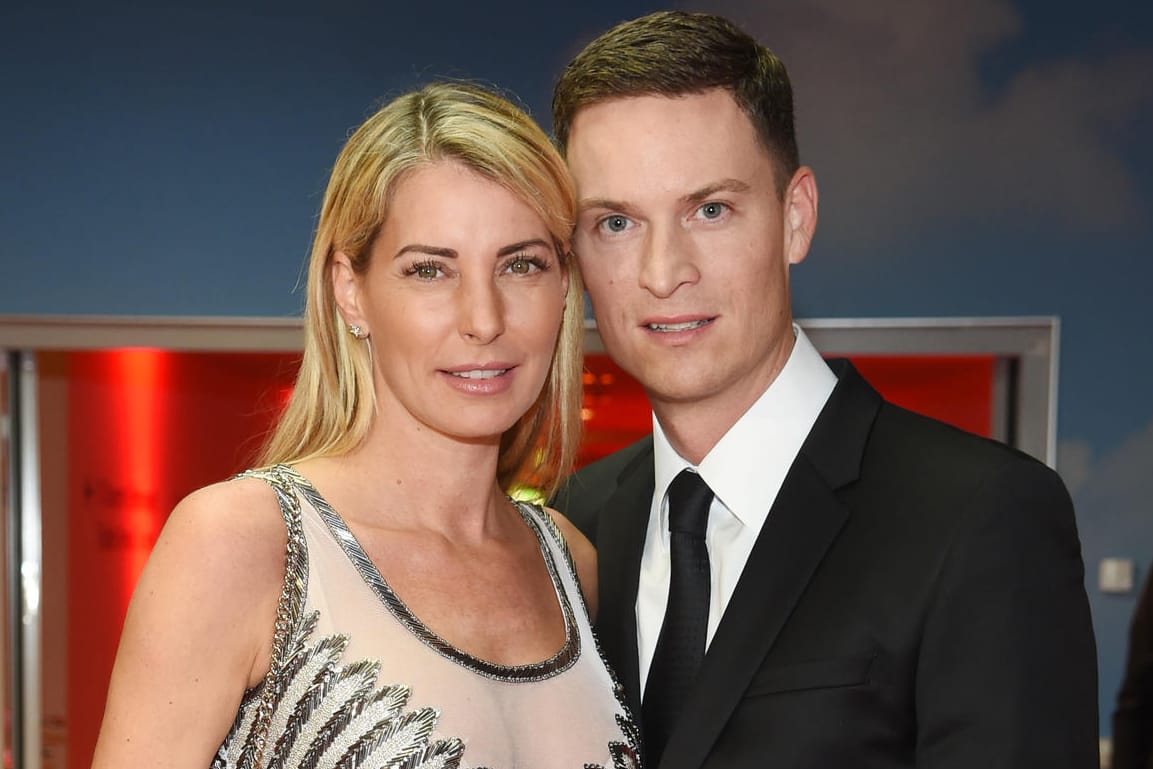 Giulia Siegel und Frank Büchtmann im Februar 2016 in München.