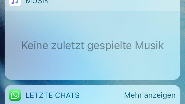 Das neue Chat-Widget auf dem iPhone-Sperrbildschirm.