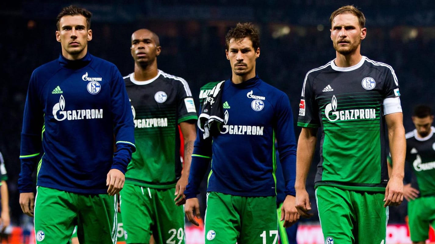 Lange Gesichter bei den Schalkern.