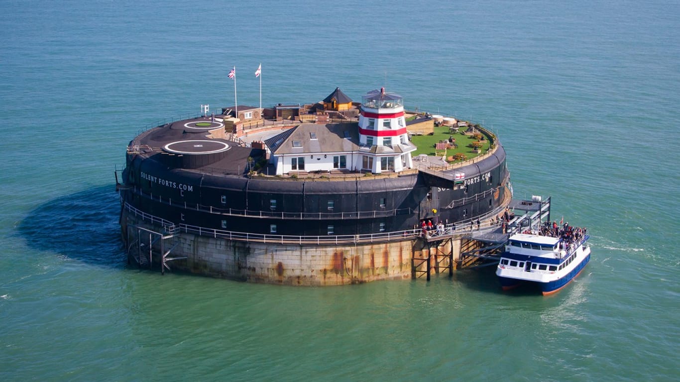 No Man's Fort: Dieses Luxushotel liegt an Großbritanniens Südküste, mitten im Nirgendwo.