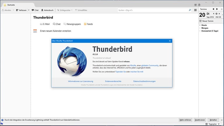 E-Mail-Software Thunderbird