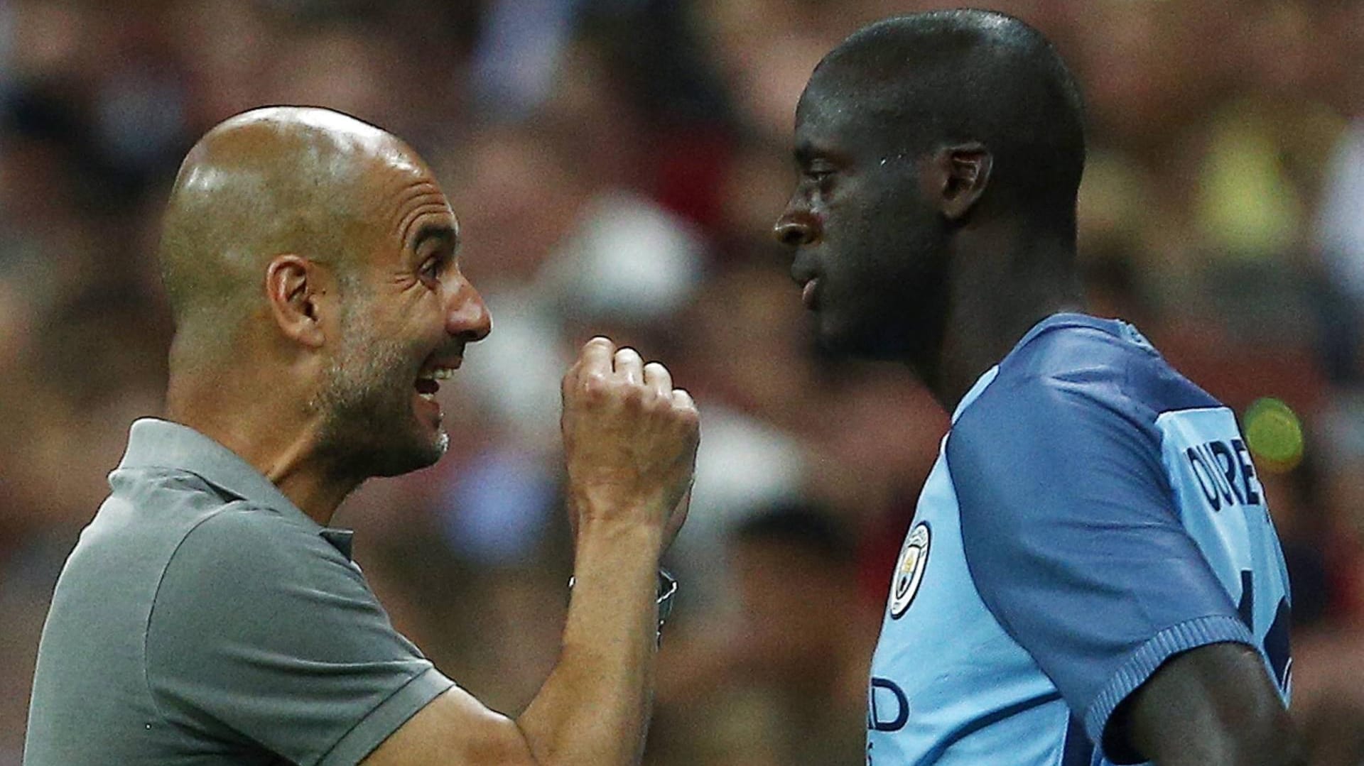 Zwischen Pep Guardiola (li.) und dem Lager von Yaya Touré sind die Fronten verhärtet. Zwischen Pep Guardiola (li.) und dem Lager von Yaya Touré sind die Fronten verhärtet.
