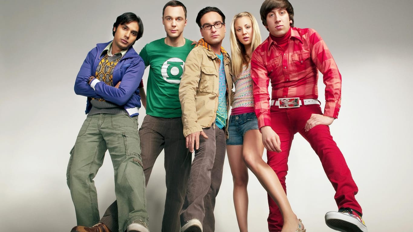 Kunal Nayyar, Jim Parsons, Johnny Galecki, Kaley Cuoco und Simon Helberg (v.l.) sind die Stars der TV-Serie "The Big Bang Theory".
