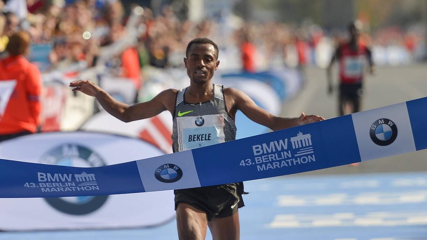 Sieger in der Hauptstadt: Kenenisa Bekele gewinnt den 43. Berlin-Marathon.