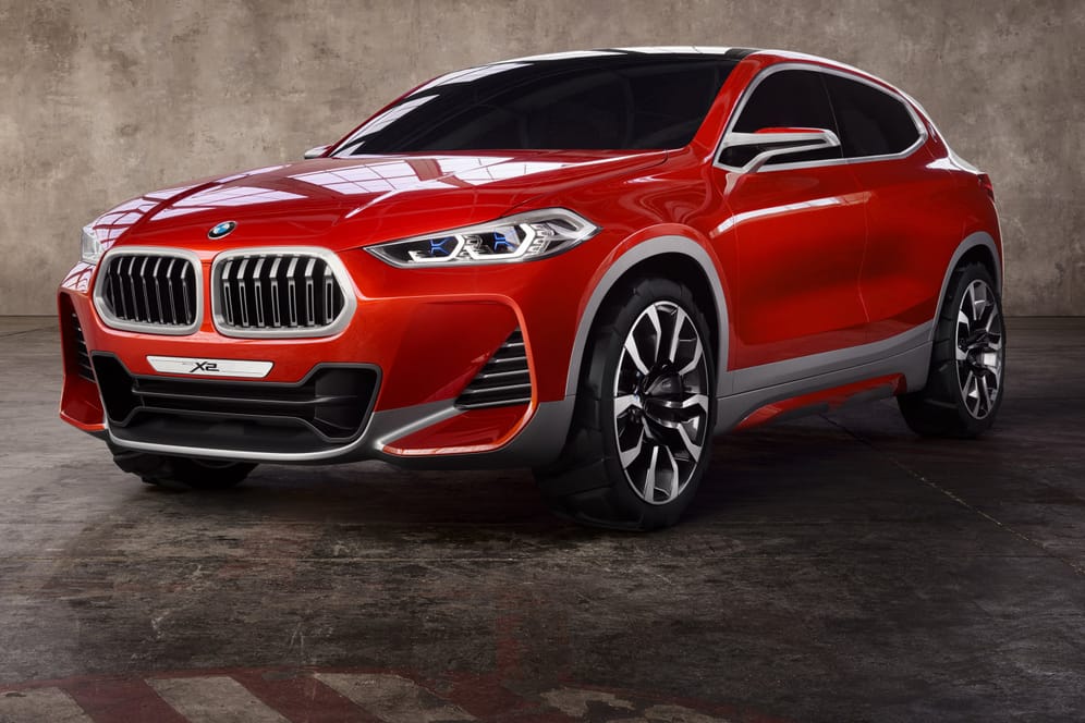 Kommt sportlich daher: neuer BMW X2 Concept.
