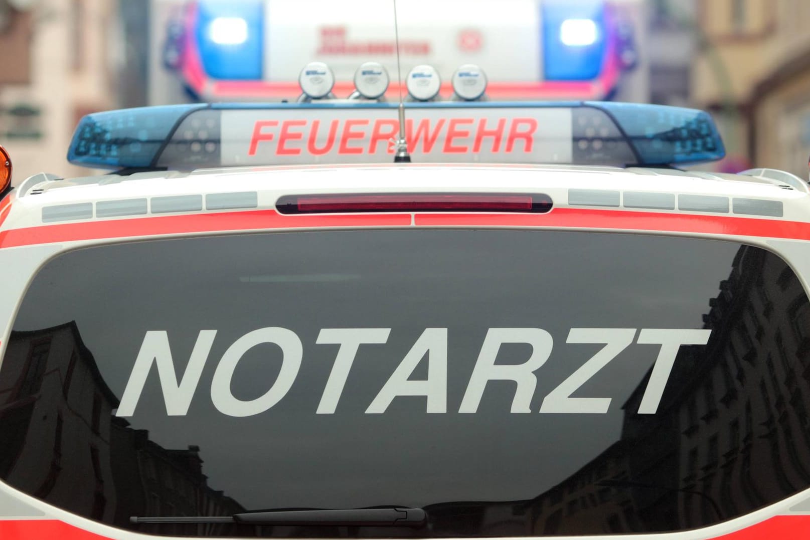 Notarzt im Einsatz.