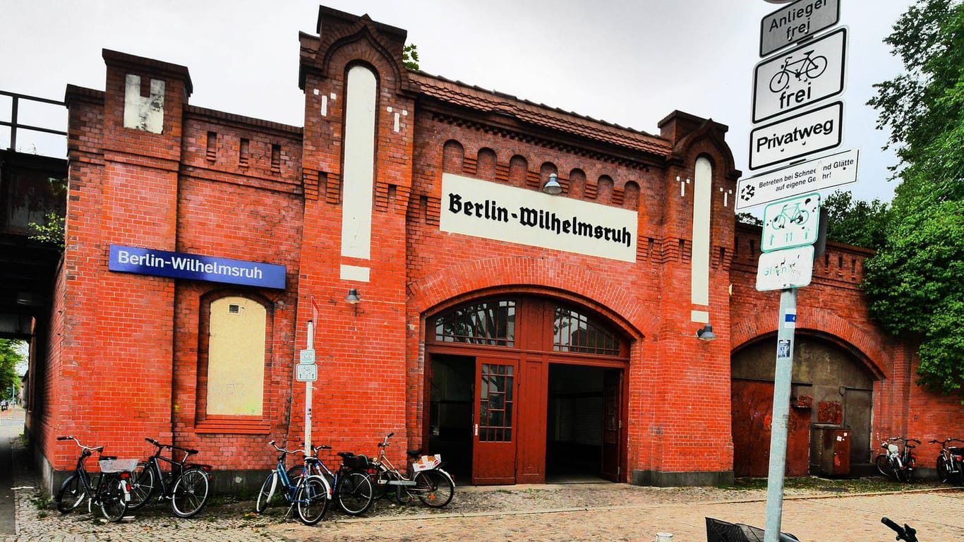 Der S-Bahnhof Wilhelmsruh im Berliner Bezirk Pankow.