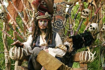 Johnny Depp als Captain Jack Sparrow in "Fluch der Karibik 4 - Fremde Gezeiten".