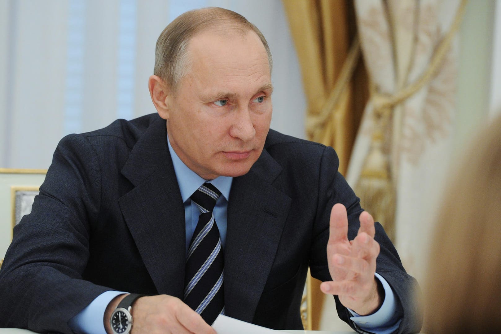Der russische Präsident Wladimir Putin wirft Washington "unfreundliche Handlungen" vor.