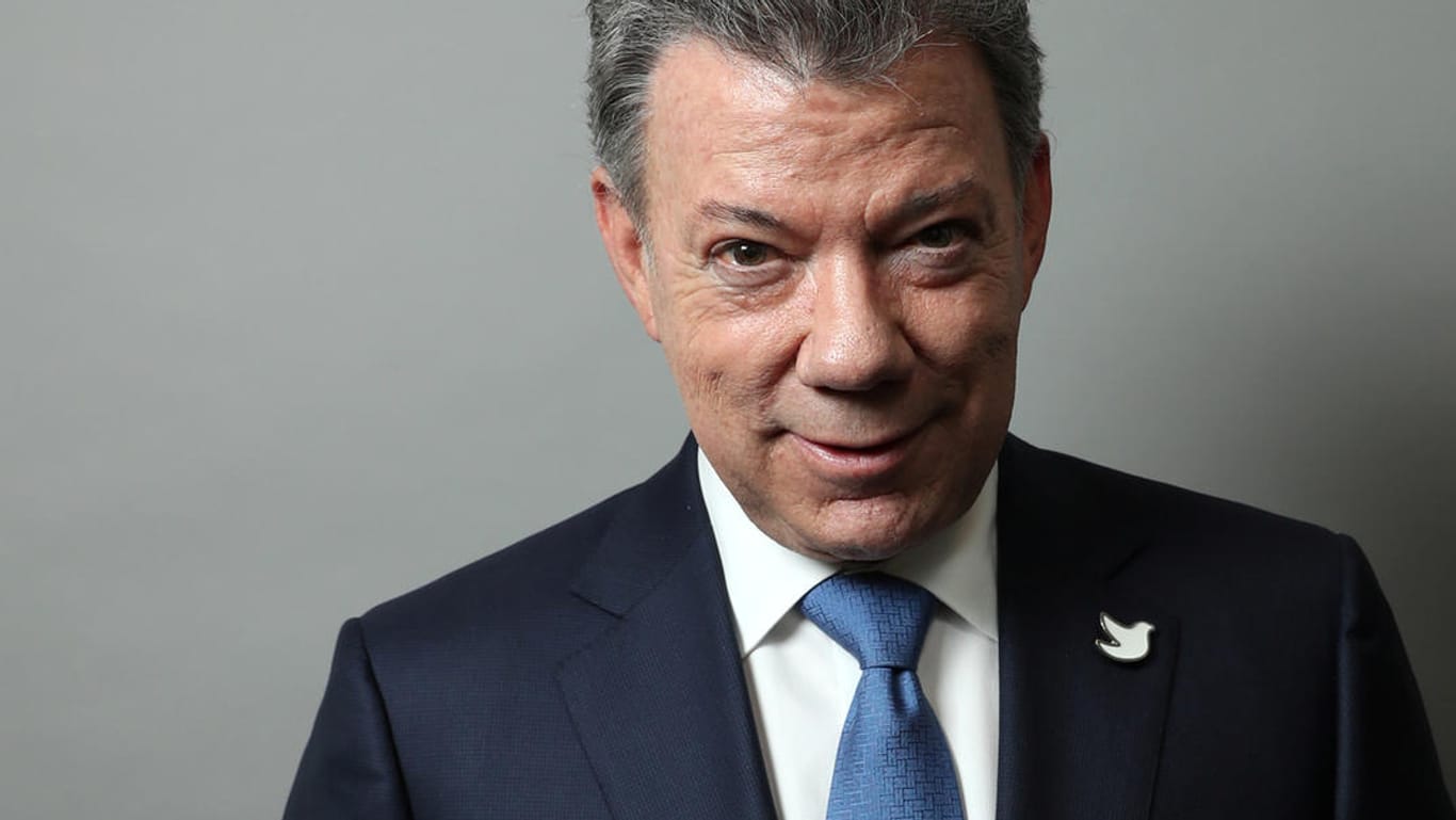 Der kolumbianische Präsident Juan Manuel Santos wird mit dem diesjährigen Friedensnobelpreis ausgezeichnet.