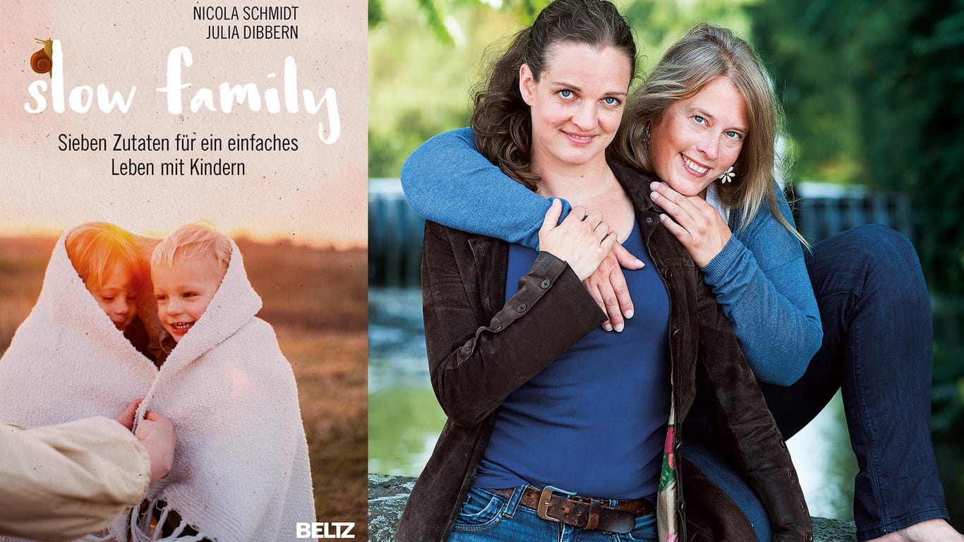 Die Autorinnen Nicola Schmidt und Julia Dibbern haben ein Buch darüber geschrieben, wie Entschleunigung in der Familie gelingen kann.