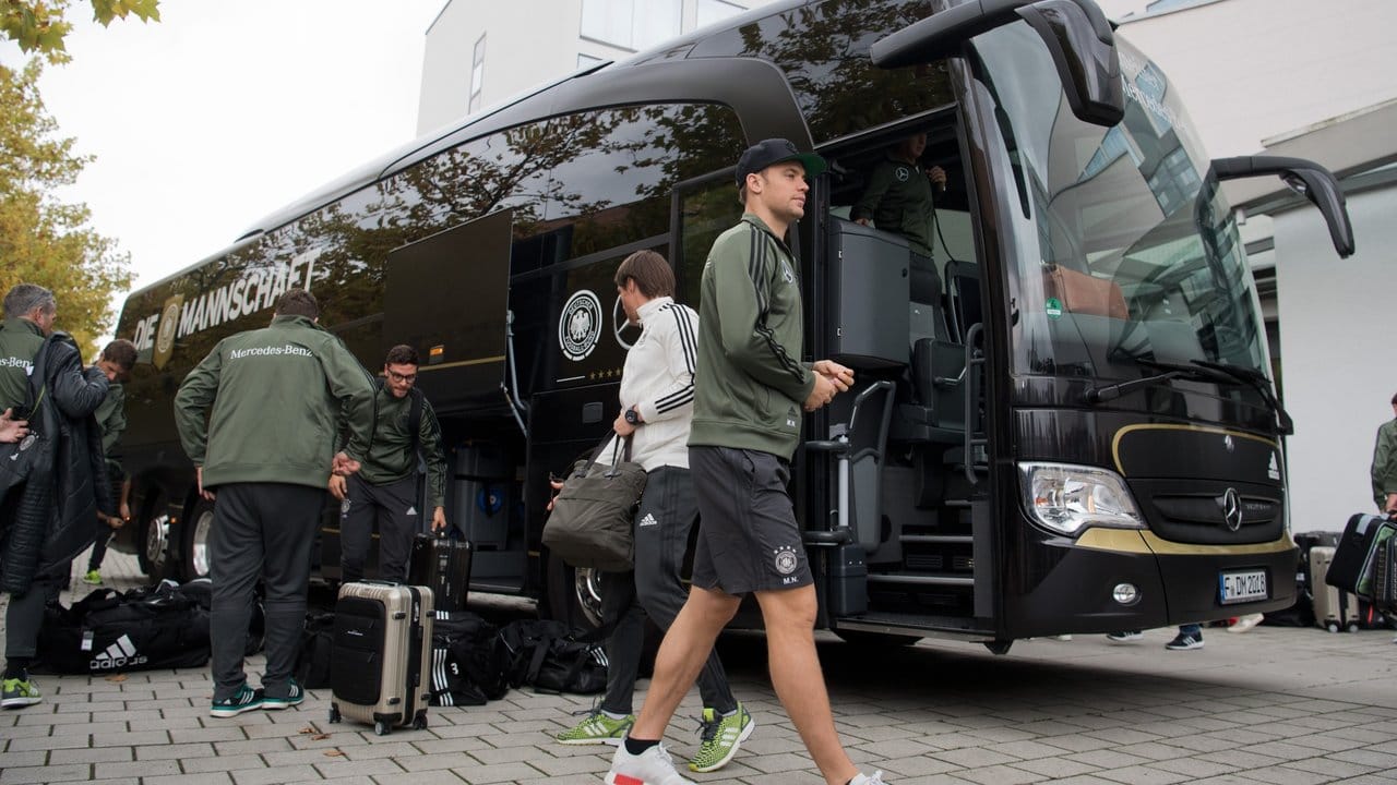Die deutsche Nationalmannschaft bezieht in einem Hotel in Hannover ihr Quartier.