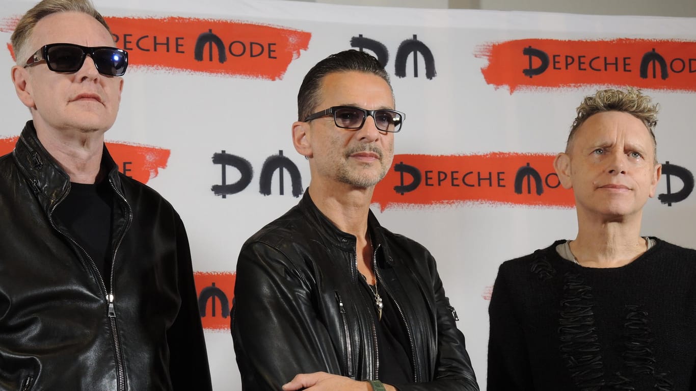 Depeche Mode (l-r): Andrew Fletcher, Dave Gahan und Martin Gore.