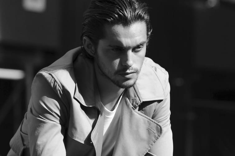 Dylan Rieder im Oktober 2013 während des Foto-Shootings zur DKNY-Kampagne.