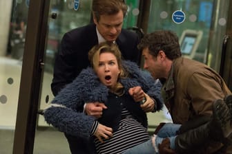 Wer ist denn nun der Vater? Die schwangere Bridget (Renée Zellweger) mit ihren Verehrern Mark (Colin Firth, l.) und Jack (Patrick Dempsey, r.).