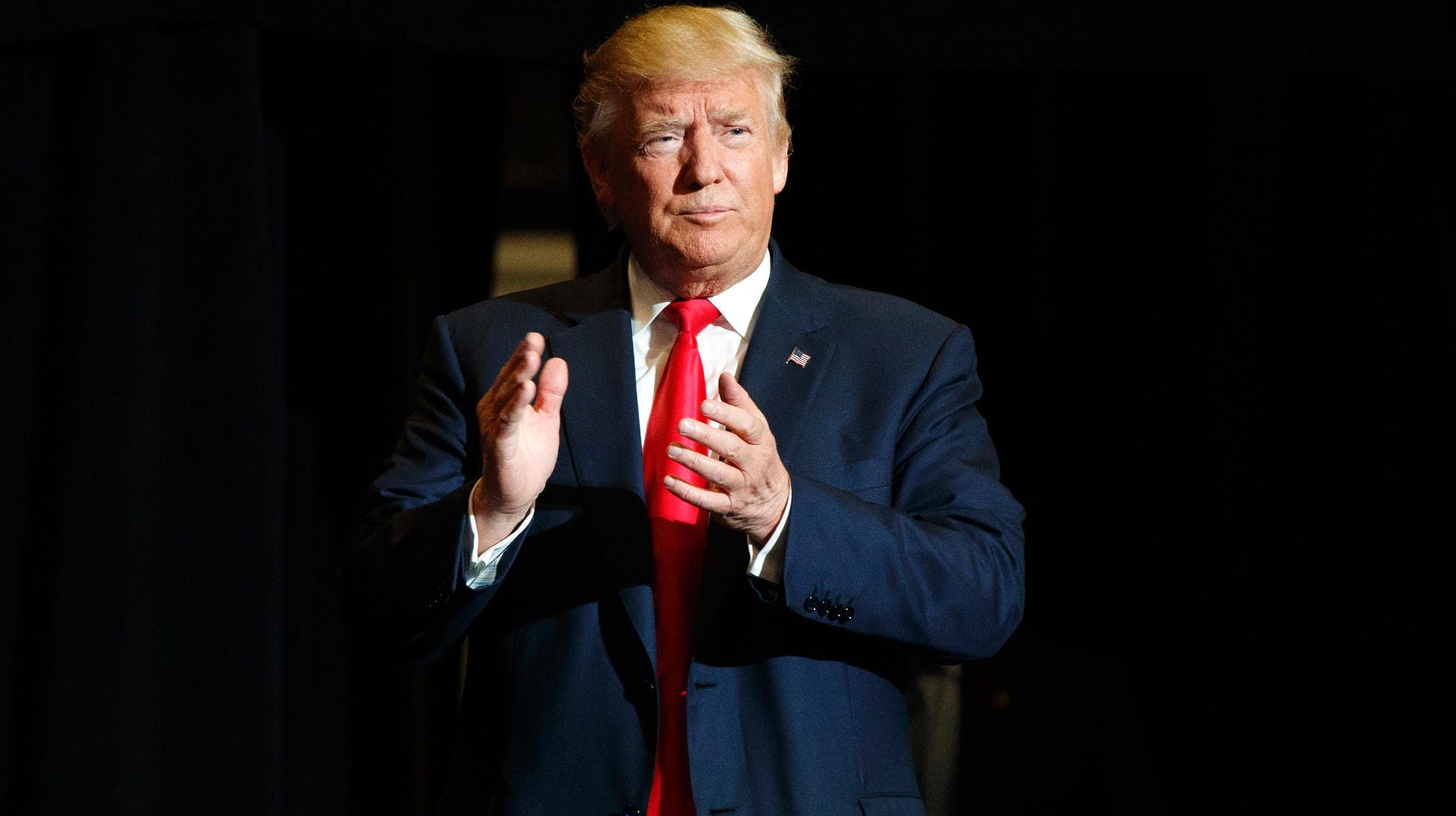 Donald Trump bei einem Wahlkampfauftritt in West Palm Beach.