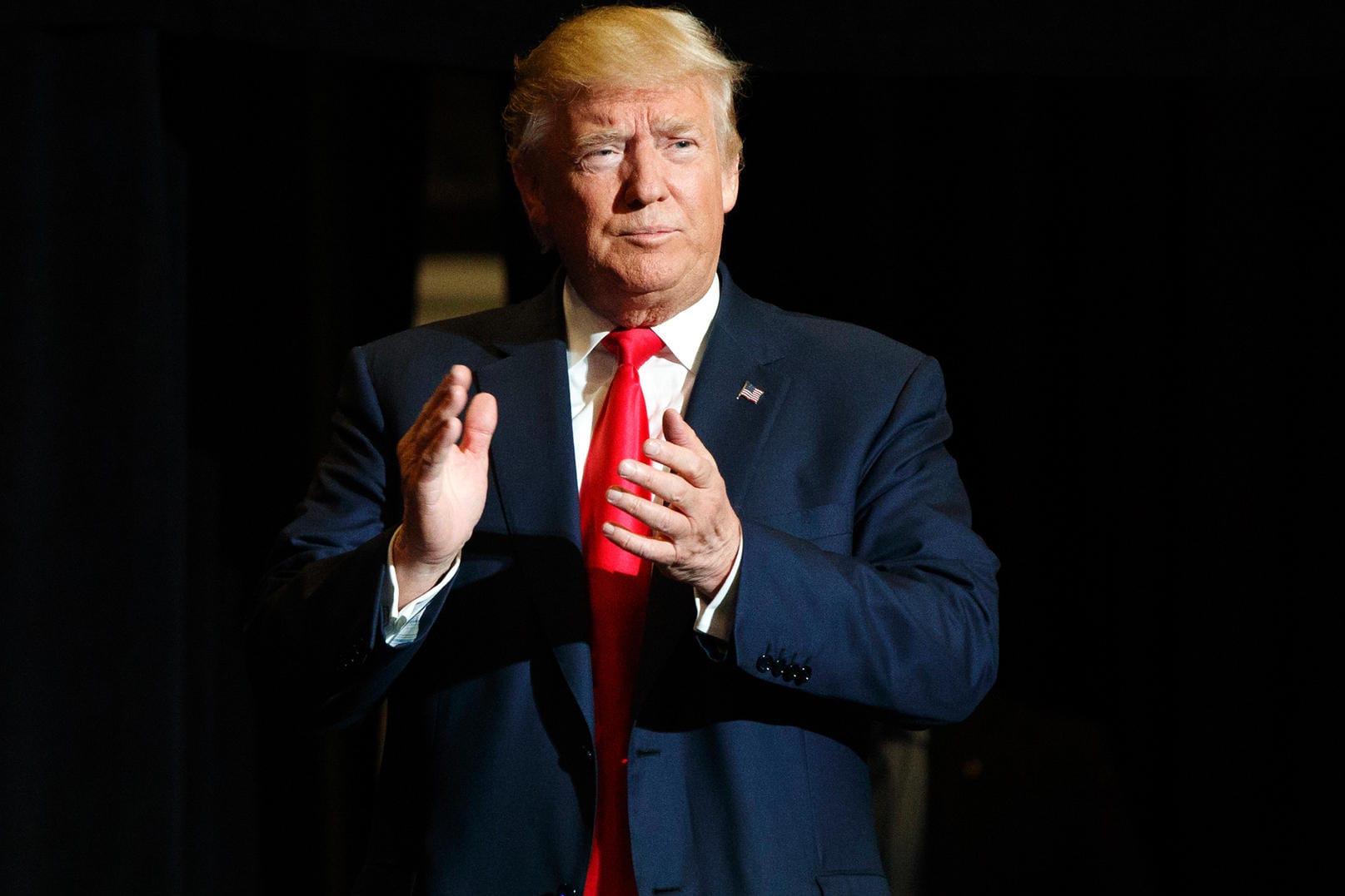 Donald Trump bei einem Wahlkampfauftritt in West Palm Beach.