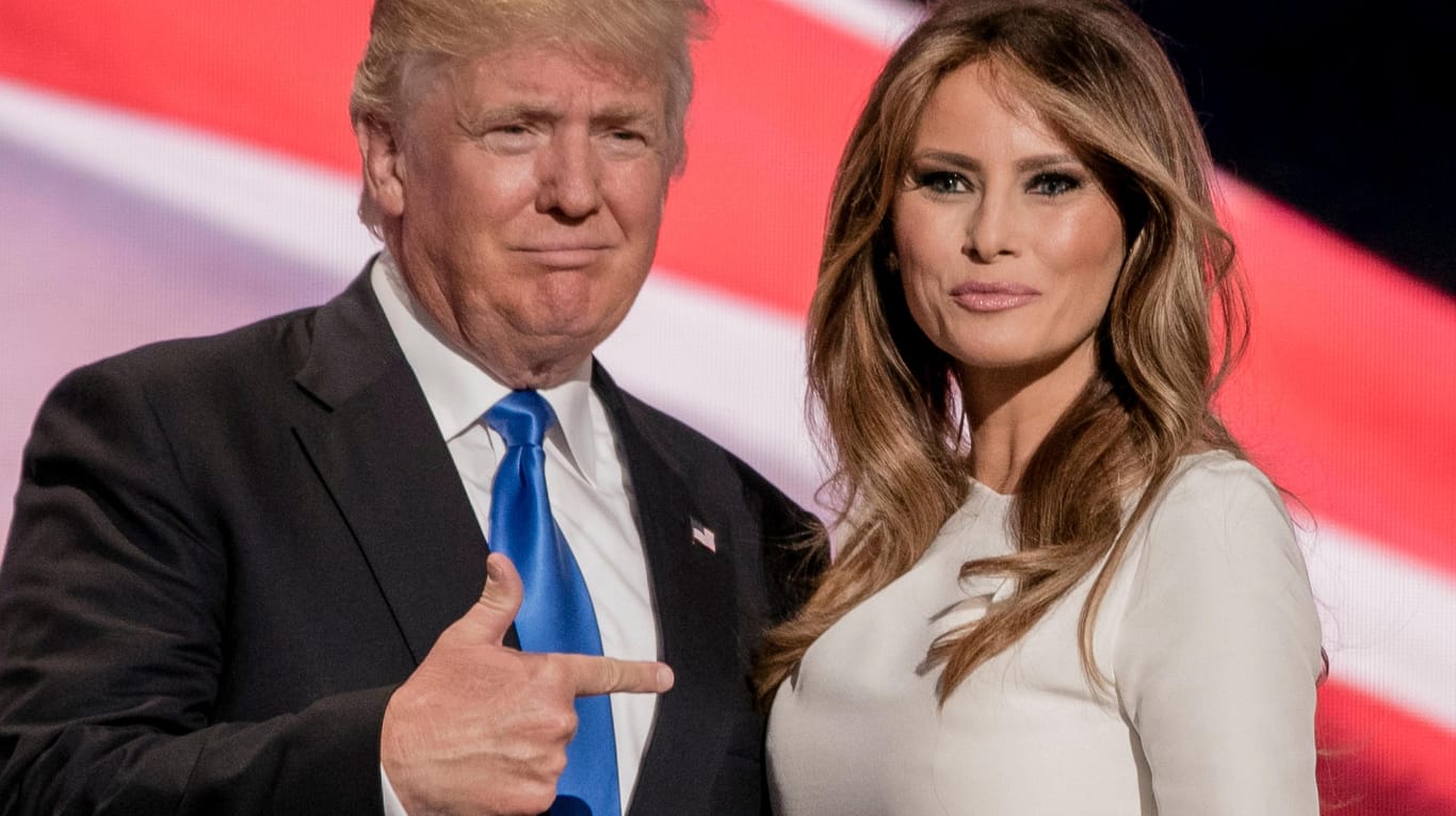 Donald Trump und seine Frau Melania: "Jungs sind so."