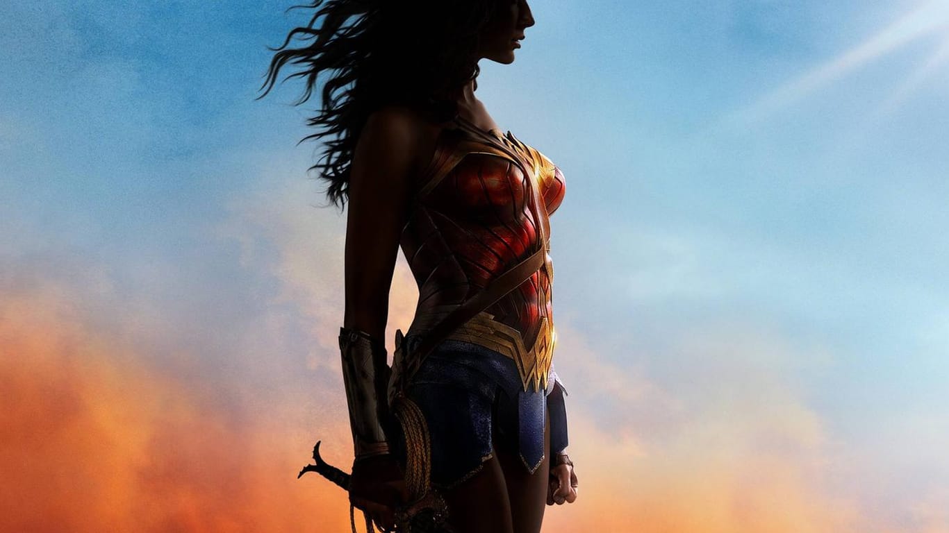 Plakat für den neuen "Wonder Woman"-Film mit Gal Gador, der am 15. Juni 2017 in die Kinos kommt.