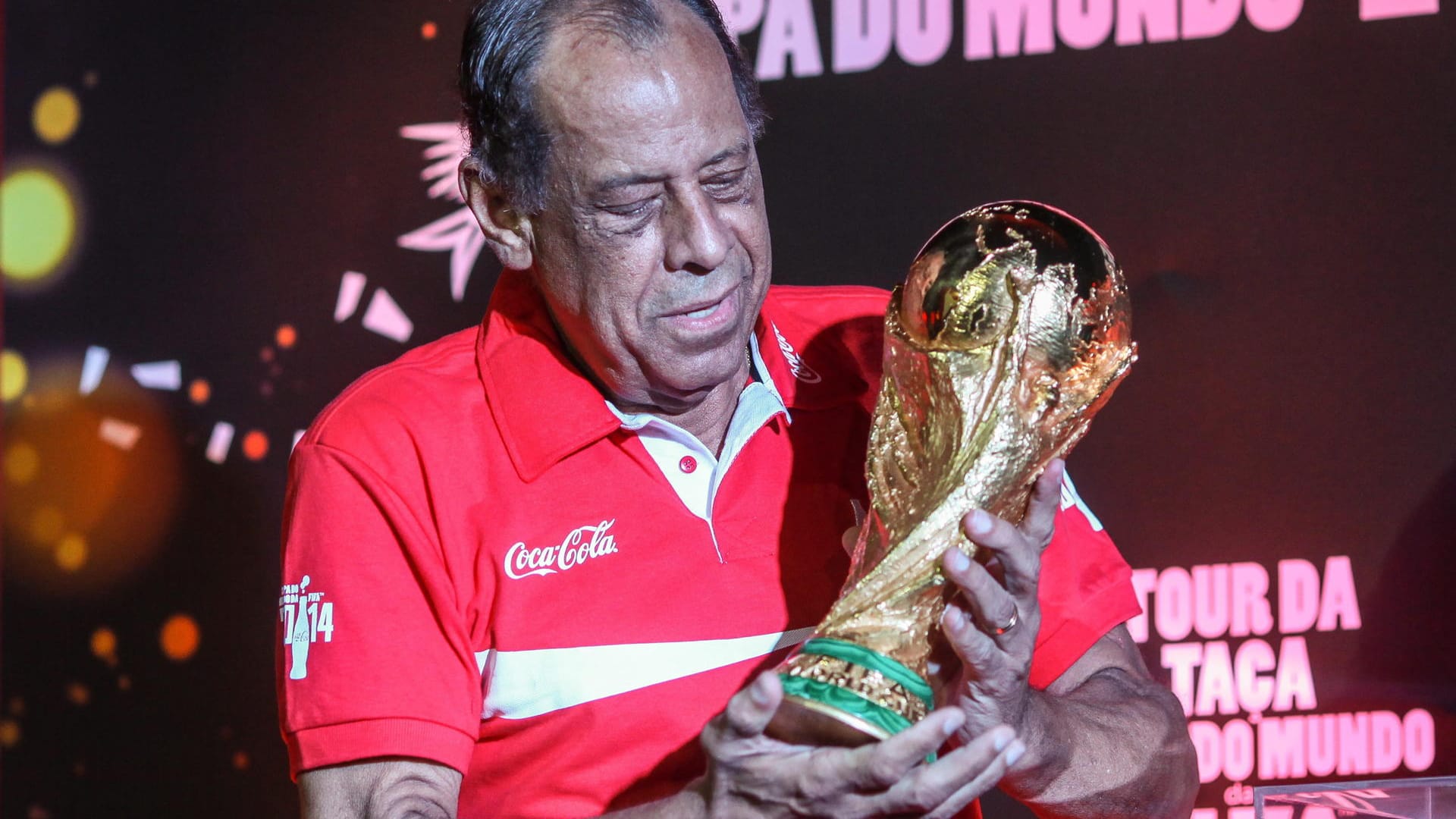 WM-Held: Carlos Alberto Torres bei einem Termin im Vorfeld der WM 2014 in Brasilien.