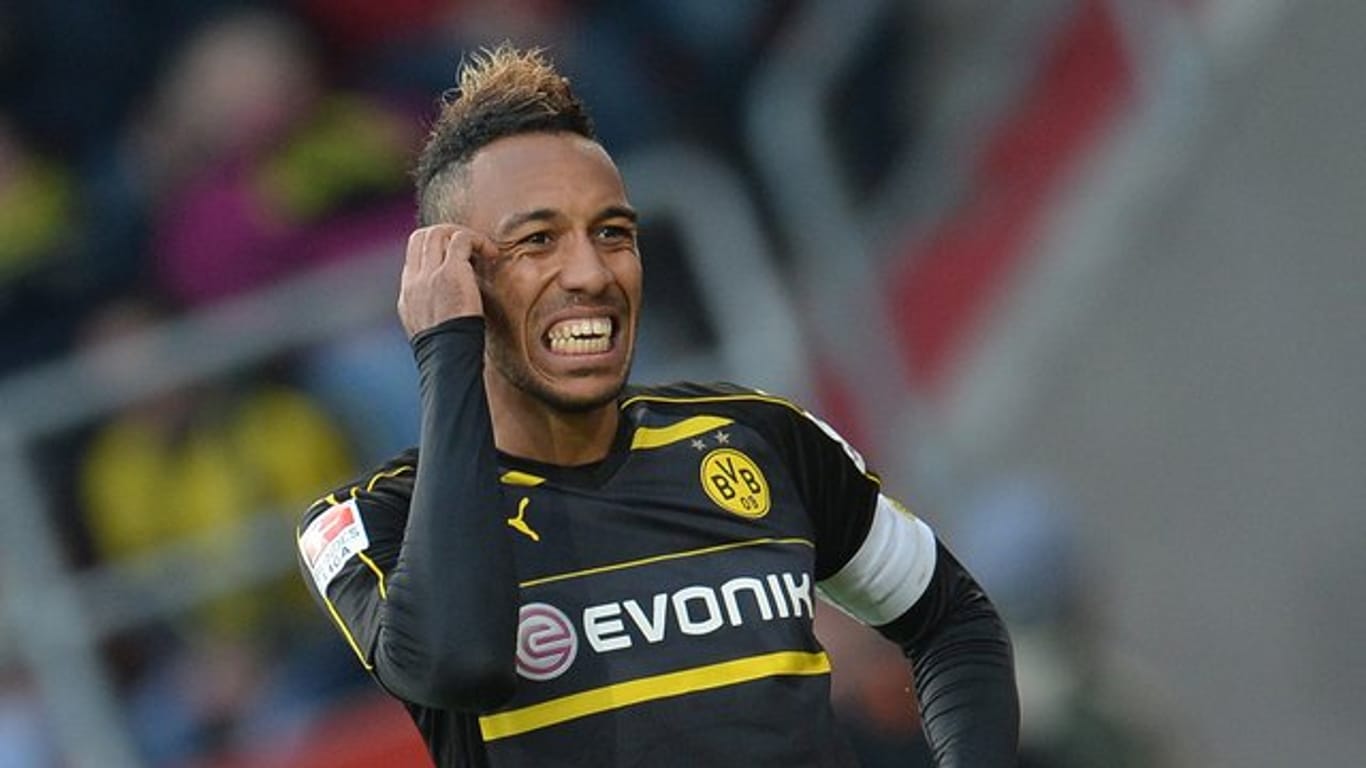 Borussia Dortmund bangt um den Einsatz von Pierre-Emerick Aubameyang.