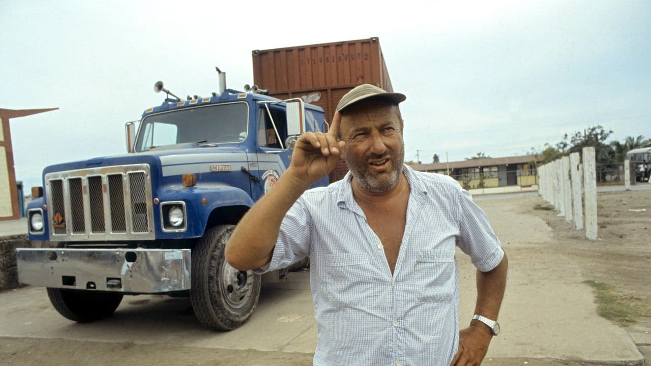 Manfred Krug als Fernfahrer Frank Meersdonk in der TV-Serie "Auf Achse" (1988).