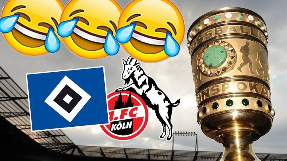 In einer Pokalankündigung über Twitter hat sich der Hamburger SV mächtig blamiert.