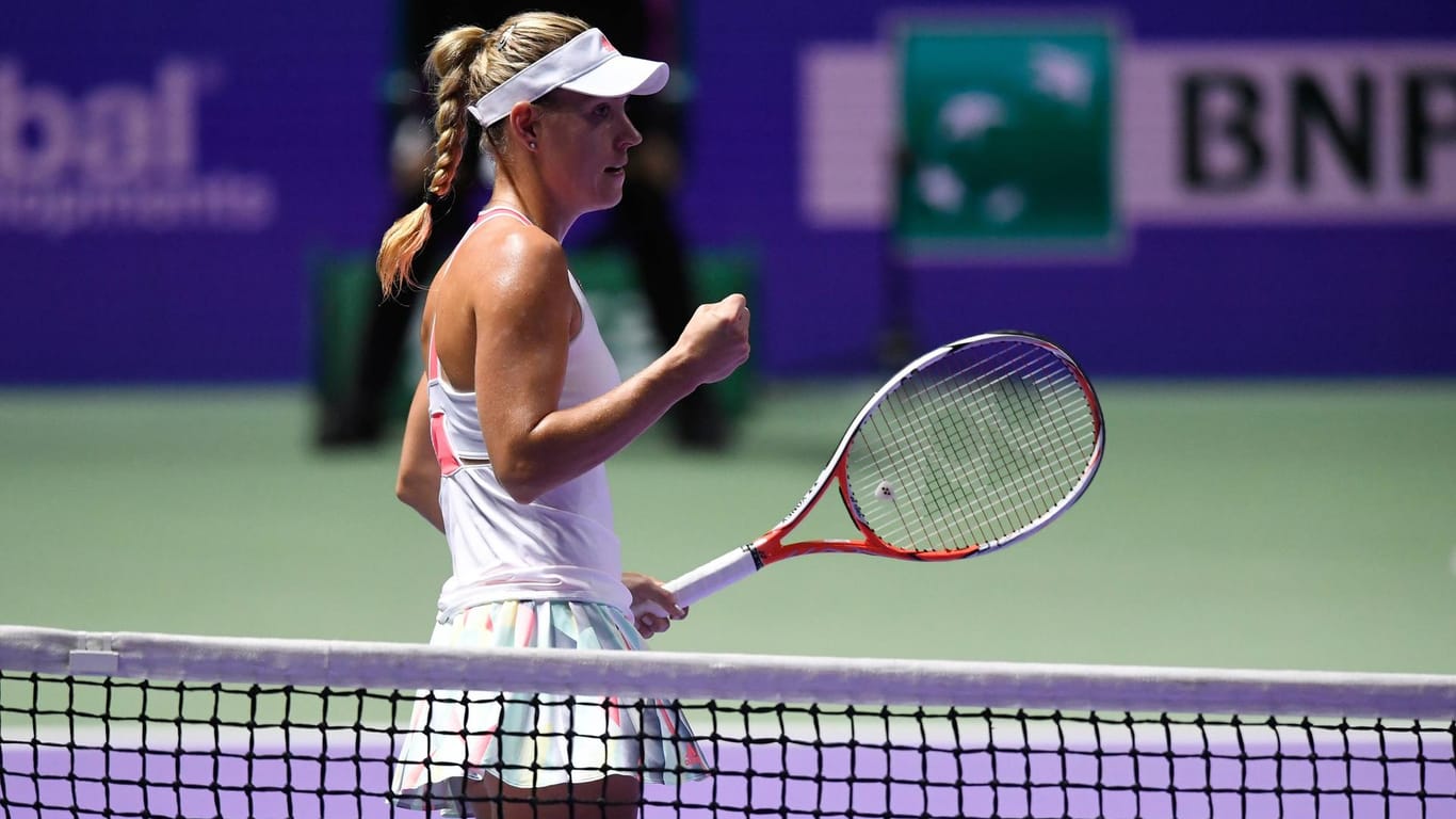 Angelique Kerber steht erstmals in ihrer Karriere im Finale der WTA-Chamionships.