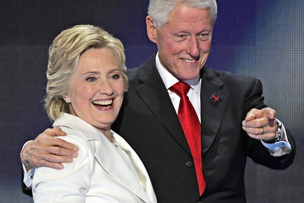 Hillary und Bill Clinton bei einem gemeinsamen Wahlkampfauftritt.