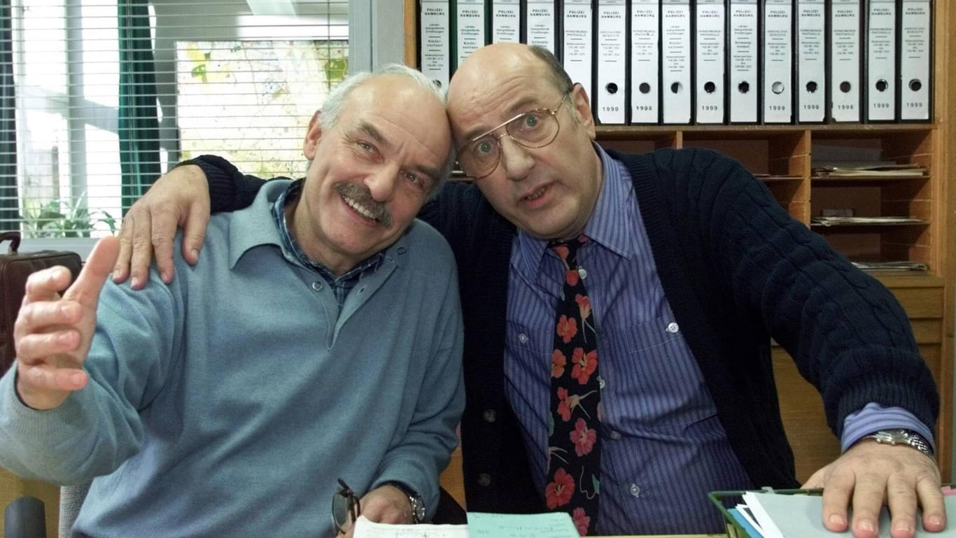 Charles Brauer (l.) und Manfred Krug waren 16 Jahre lang das Dream-Team des Hamburger "Tatorts".