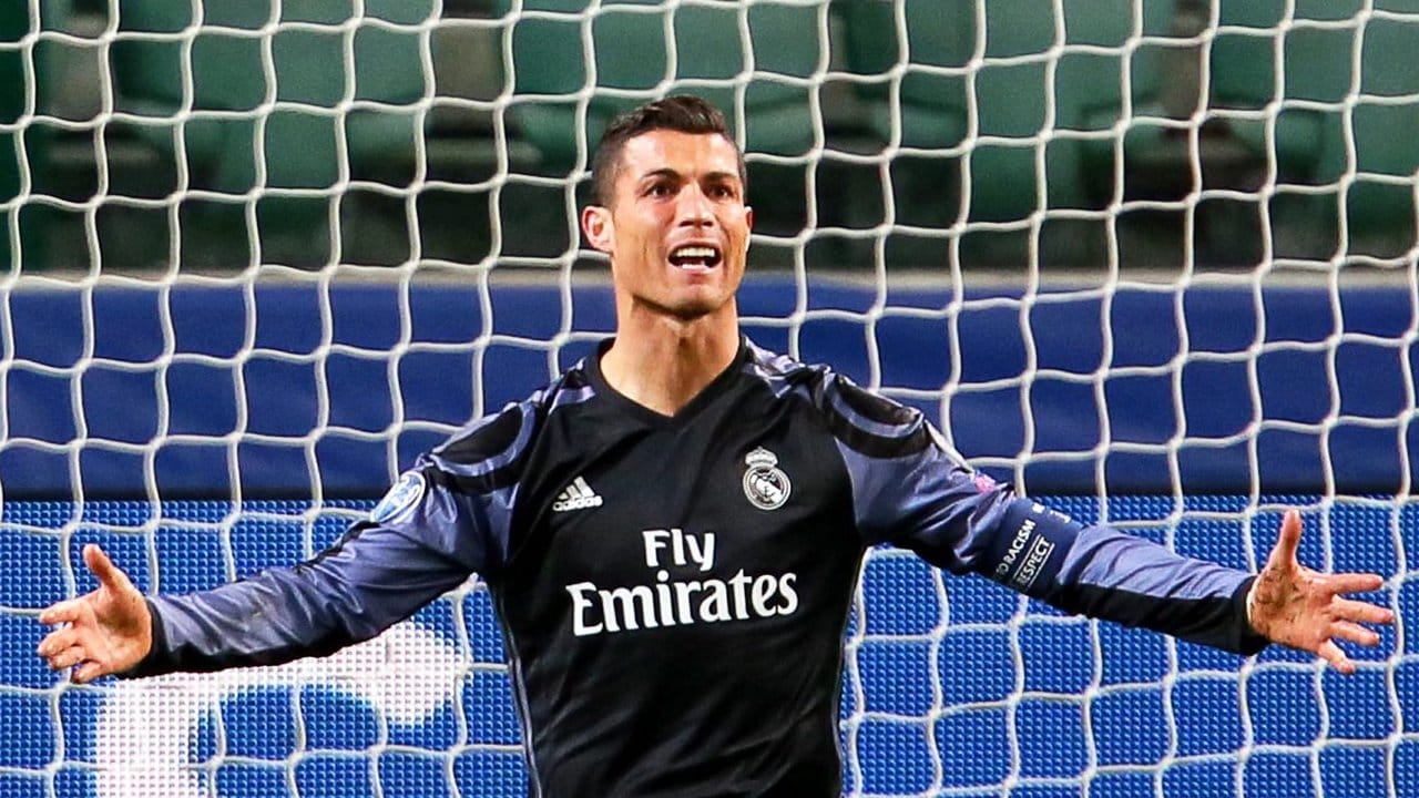 Cristiano Ronaldo ärgerte sich über eine vergebene Torchance.