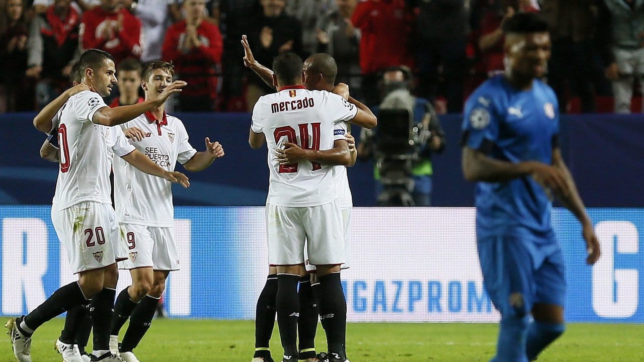 Der FC Sevilla besiegte Dinamo Zagreb mit 4:0.