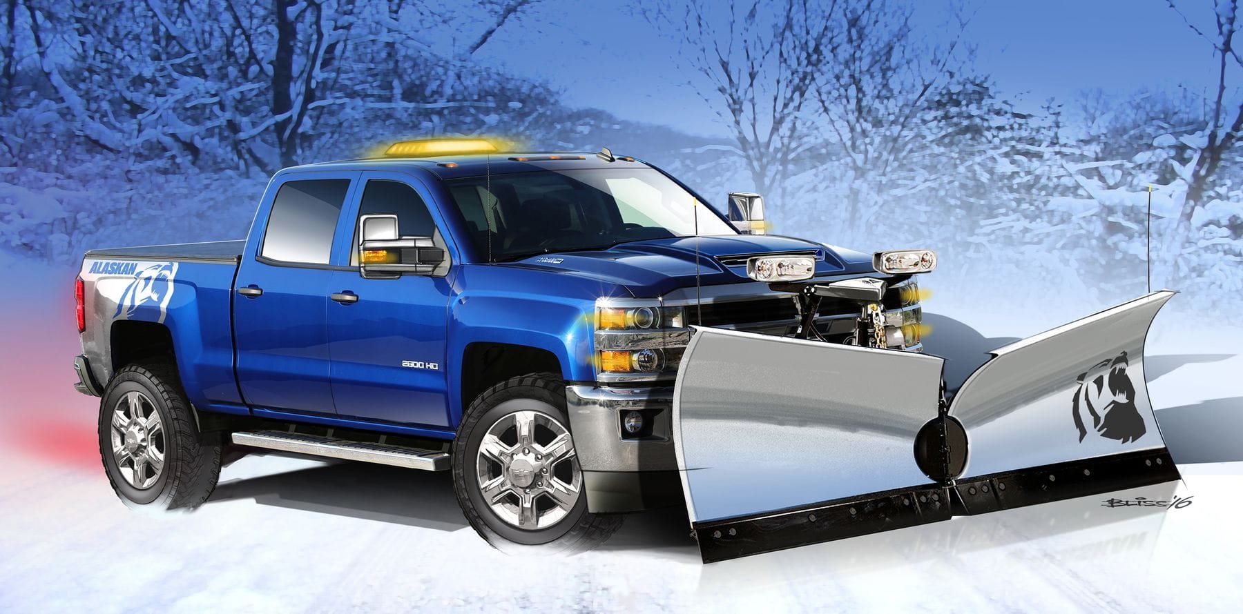 Damit kommen Sie durch den tiefsten Schnee: Chevrolet Silverado 2500HD Alaskan Edition concept.