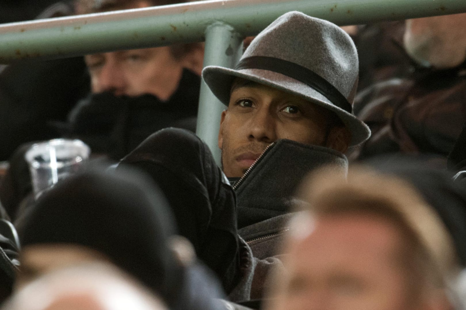 Pierre-Emerick verfolgte den Champions-League-Abend gegen Sporting Lissabon nur auf der Tribüne.