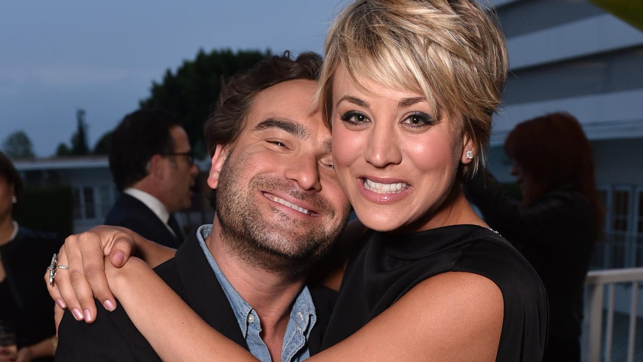 Johnny Galecki und Kaley Cuoco im März 2015.