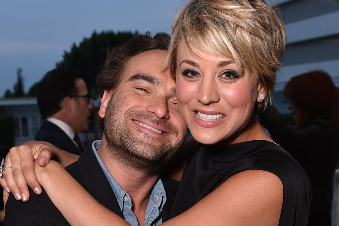 Johnny Galecki und Kaley Cuoco im März 2015.