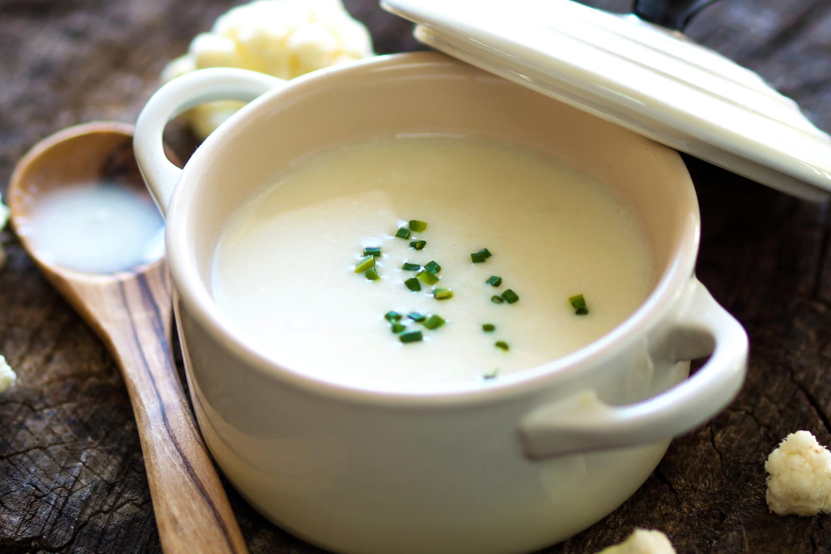 Eine Blumenkohlcremesuppe ist schnell gemacht.