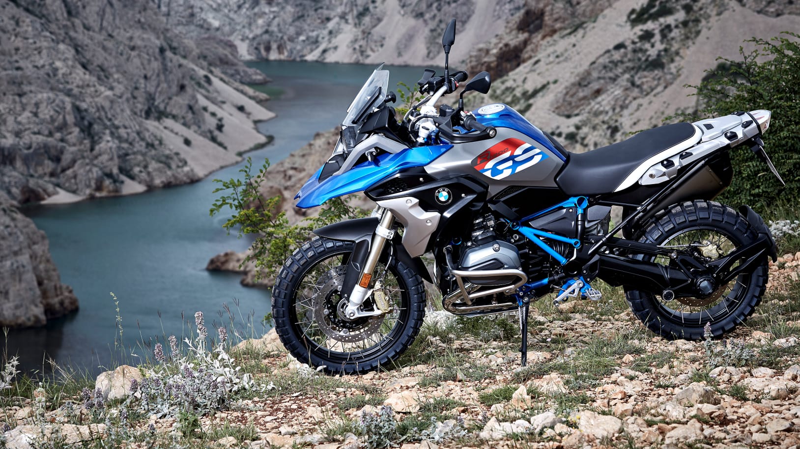 BMW R 1200 GS im Rallye-Look.