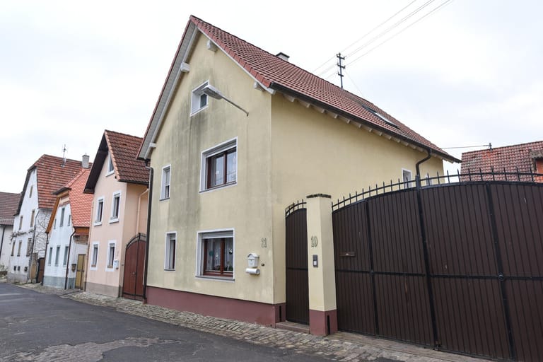 Das Haus der Familie des US-Immobilienmagnaten Donald Trump in Kallstadt (Rheinland-Pfalz).