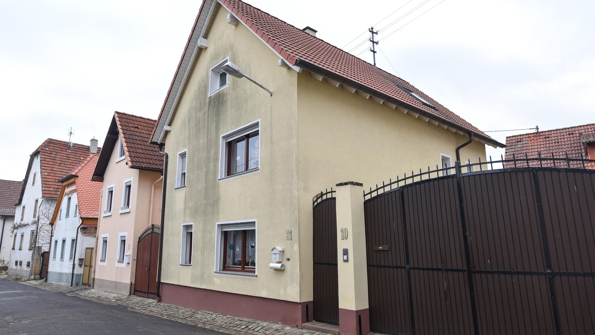 Das Haus der Familie des US-Immobilienmagnaten Donald Trump in Kallstadt (Rheinland-Pfalz).