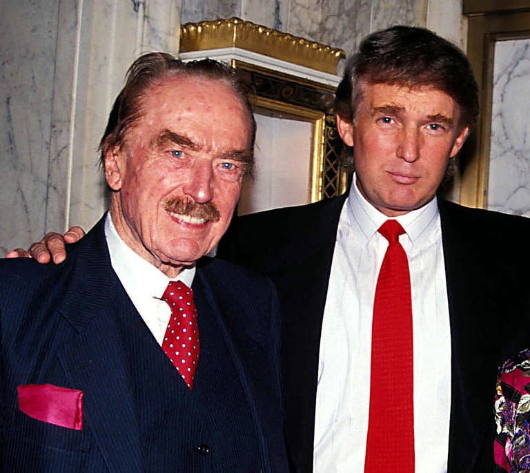 Donald Trump mit Vater Fred Trump jr.