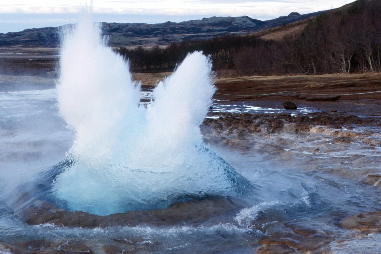 Der Geysir Strokkur.