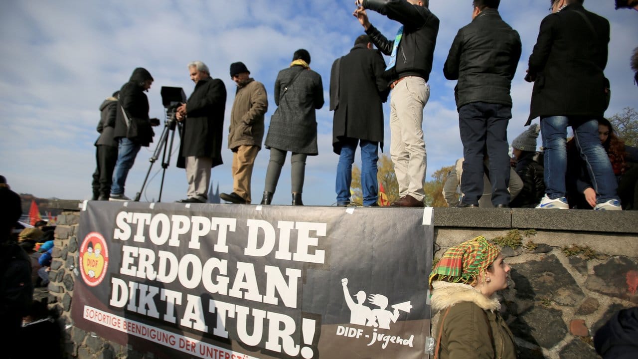 Protest in Köln.